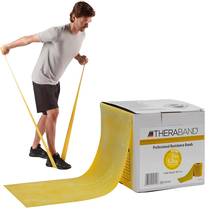 THERABAND Resistance Band, Special Heavy, 50-Yard Roll, Elastic Band for Exercise