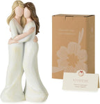 Storieme Sister Birthday Gifts for Women: Heartfelt Hugging Figurine Statue - Unique Sentimental Keepsake Present for Sisters Best Friend - Premium Resin Art Decor (7.7")