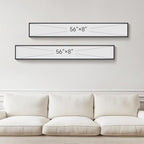 Long Narrow Framed Neutral Abstract Vertical Wall Art Set, 2 Piece Modern Canvas Prints Paintings Artwork for Walls, Beige and Brown Minimalist Pictures for Hallway Entryway Living Room Bedroom Decor