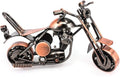 Trebisky Metal Motorcycle Decor Figurine Iron Motorcycle Sculpture Desk Decor Art Gift Vintage Home Office Decor Birthday for Men Friend Dad Son Him (Chopper)