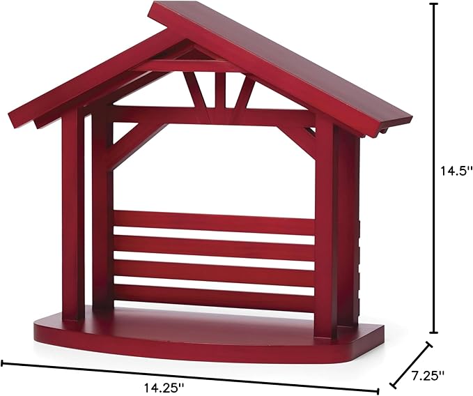 Lenox 896752 First Blessing Nativity Wood Creche