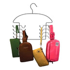 Tank Top Closet Organizer Hangers 2-Pc Set by Dr. Organizer – Black Steel, USA Patented – Space-Saving Multi-Hanger Holds 8 Garments – Rust-Resistant, Ultra-Thin, Durable for Closet & Laundry