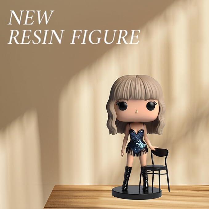 Cute Singer Star Doll Epoxy Resin Fashion Doll Singing Modeling, Charms Cartoon Style,The Best Gift for Music Fans and Friends (#1)