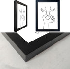 Framed Black and White Bathroom Wall Art Funny Bathroom Wall Decor Signs Bad Smell Toliet Print Painting Decor Canvas Artwork