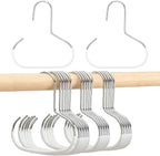 16 Pack Scarf Hangers,Metal Belt Hat Ring Hanger Non-Slip Scarf Storage Organizer with Grip Coating for Hanging Scarves Belts Hats Purses Tank Tops