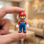 18 Pcs Mario Figurines Set, Mario Mini Collection Figures, Ideal for Cake Toppers & Party Scene Decor