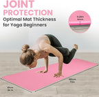NOLAVA Yoga Mats & Complete Sets - TPE, Non-Slip - Includes Mat, Blocks, Strap, & More (6pc or 7pc Sets) - For Pilates, Yoga & Fitness