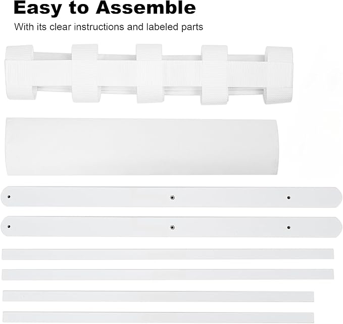 VASMIA Luggage Rack,Bamboo Suitcase Stand with Storage Shelf,Folding Luggage Stand for Guest Room,Hotel,Bedroom,Heavy-Duty, Holds up to 131 lb, White