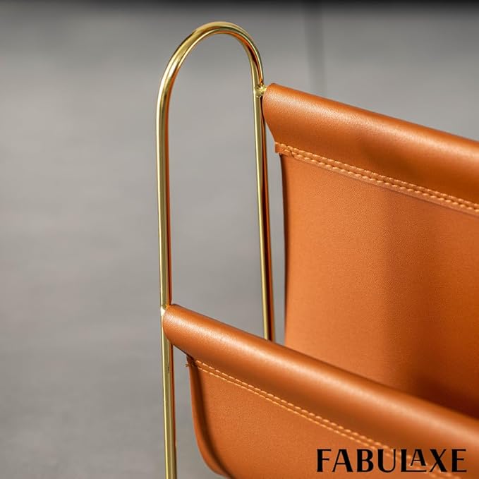 Fabulaxe 9-Inch Magazine Rack, Floor Standing Book Basket, Newspaper Holder and File Holders - Nursery Decor, Desk Accessory, Living Room and Guest Room Essentials, Home Office, and Waiting Areas