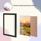 5x7 Black Picture Frames Set of 12 for Displaying 5 x 7 Photos, Multi 5x7 Frames Collage for Wall or Tabletop, Horizontal or Vertical Display