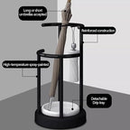 Metal Umbrella Stand, Modern Holder with Removable Water Tray, Standing Cane Storage Organizer for Home, Office, Hotel
