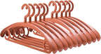 10 Pack Heavy Duty Coat Hangers 25lb Load Capacity Swivel Suit Clothes Hanger Extra Wide Shoulder Jacket Hangers Thick Non Slip Winter Large Coat Hanger Brown