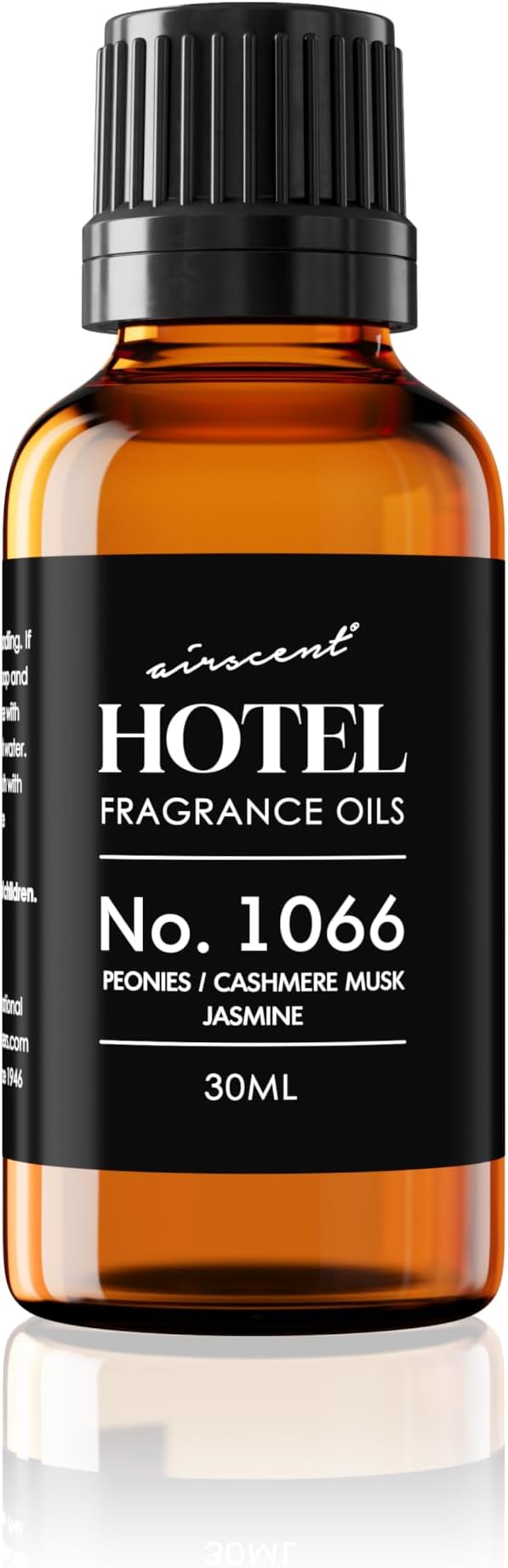 AirScent Hotel Diffuser Oil No. 1066 - Peonies, Cashmere, Jasmine - Premium Fragrance Oil for Ultrasonic and Waterless Diffusers and Crafting - 30 mL, 1 fl oz Glass Dropper Bottle
