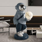Astronaut Statue, Astronaut Sculpture, Home Decor Sculpture, Cool electroplated mask Decoration, Large Astronaut Ornament