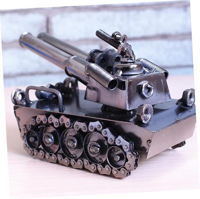 Vehicle Decoration Home Decor Iron Model Tank Model Metal Decorations Metal Vehicle Decoration