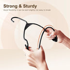 HOUSE DAY 1000 Pack Plastic Clothes Hangers, Commercial Bulk Shipment for Business, Sturdy Durable Notched Hangers Ideal for Retail Dry Cleaners Warehouses, Save Cost & Warehouse Space - Black