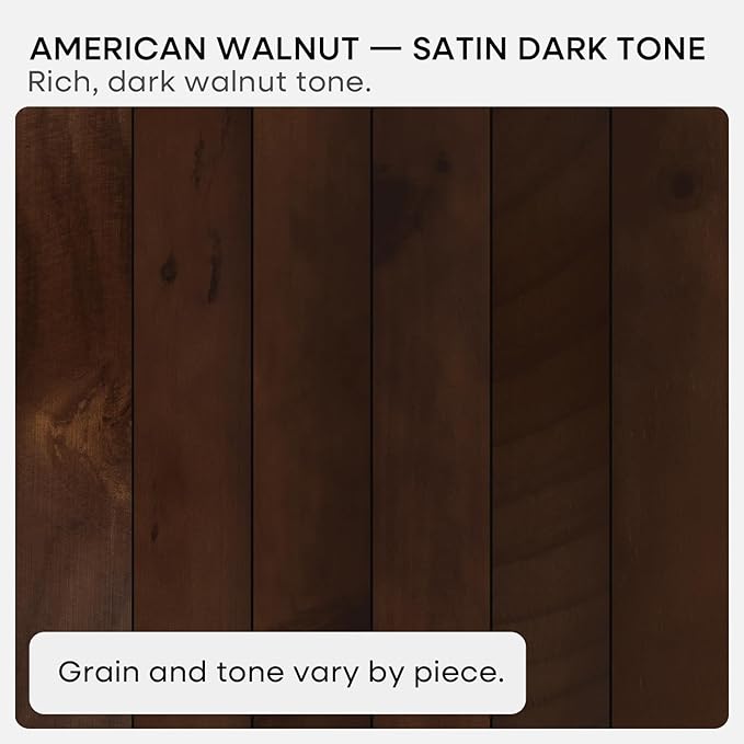 Homeforia Walnut 12 inch Floating Shelf, High End Solid Real Wood Small 12inch Floating Shelves for Wall Mounted, Dark Brown 12in Floating Shelves, Heavy Duty Bracket, 12 X 6.5 X 1.75 inches, Set of 2