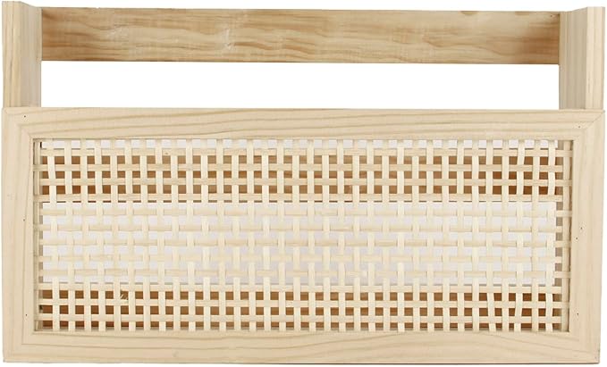 Wooden Magazine Rack Wall-Mounted DIY Home Decor Magazine Holder Mail Sorter for Office Entryway Kids’ room and Living Room.