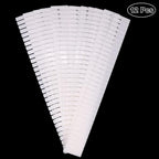 12Pcs Adjustable Drawer Dividers 0.1Inch Thickness DIY Grid Dividers 40x5cm Plastic Organizer Separator for Socks Underwear Makeup Cosmetic Clothes