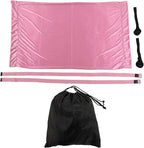 Premium Aerial Hammock Yoga Swing Kit Yoga Hammock Handstand Split Leg Stretchable Training Portable Elastic Aerial Hammock for Home Sky Blue(Pink)