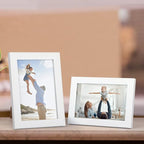 Lyeasw 4x6 Picture Frames White 12 Pack, Multi 4 by 6 Photo Frame with HD Glass for Wall Mount or Tabletop Display