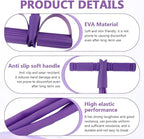 21 Fitness Resistance Bands-6 Tube Pedal Ankle Puller, Multifunction Tension Rope, Pedal Resistance Band with Handle Sit Up Exercise Equipment Home Gym Tummy Trainer for Men Women