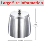 Ash Tray, Large Outdoor Ashtray with Lid, Ashtray for Outside Patio, Stainless Steel Windproof Smokeless Ash Tray for Balcony, Ashtrays for Smokers, Cigar, Home Office Decoration