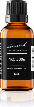 AirScent Diffuser Oil Inspired by TF's Ombre Leather - No. 5006 Perfume Dupe - Fragrance Oil Blend for Ultrasonic and Waterless Diffusers and Crafting - 30 ml, 1 fl oz Glass Bottle with Dropper