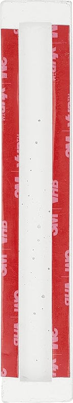 A&S Mezuzot Modern Concrete Mezuzah Case with Scroll, Easy Peel and Stick Mezuza (White+ Engraved Shin, 7 Inches)