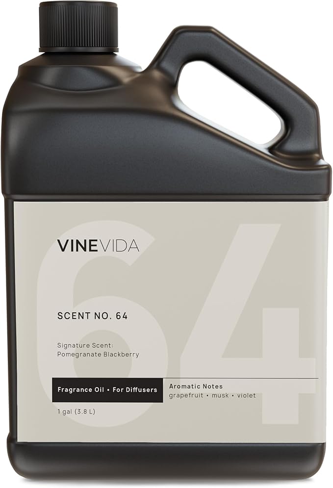VINEVIDA [128 Fl Oz] NO. 64 Fragrance Oil for Cold Air Diffusers, Essential Oils for Diffuser Oil Refill & Air Freshener Room Spray