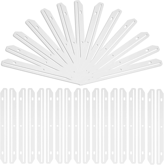 60 Pcs 3 Hole Punched Magazine Holders for Binders 11.6 in Plastic Magazine Organizer 3 Ring Binder Insert Strips Clear Magazine Collector for File Book Craft Paper