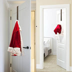 HEYHOUSE Wreath Hanger,2 Pack Christmas Halloween Decorations Adjustable Wreath Hanger for Front Door Decor from 14.9-25", Over The Door Hooks Organizer 20 lbs Larger Hooks Outside Decorations