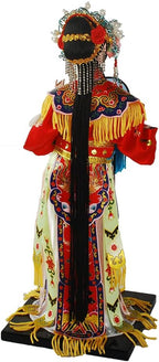 NW 12 Inch Chinese Traditional Handicraft Silk Figurine Collectible Chinese Ancient Character Ornaments for Home Decoration (1801)