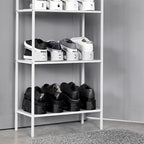 carrotez Shoe Slots Organizer 3 Pack - [Litem] Space Saving Shoe Organizer Rack for Closet - Easy Shoe Stacker, 9.84'' x 3.89'' x 4.26'' (Black, 3 Pack)