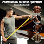 Resistance Bands for Working Out, Pull Up Assistance Bands Set for Men & Women,Latex Workout Bands, Eexercise Bands Resistance for Body Stretching,Muscle Training and Physical Therapy (5pcs)