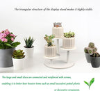 White Risers for Display Frosted Acrylic Table Display Stand for Figure and Succulent Plants Small Round Risers for Decor 3 Tier 1 Pack