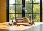 Satya Smudge Incense Stick – Hand-Rolled Indian Masala Incense for Meditation, Yoga & Spiritual Cleansing Pack of 6 (Nag Champa)