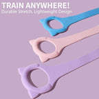 Figure 8 Fitness Resistance Band with Handles, Arm & Back Training Elastic Rope for Pure Barre Workout, Chest, Shoulder Stretching Exercise Equipment for Yoga, Pilates & Physical Therapy.