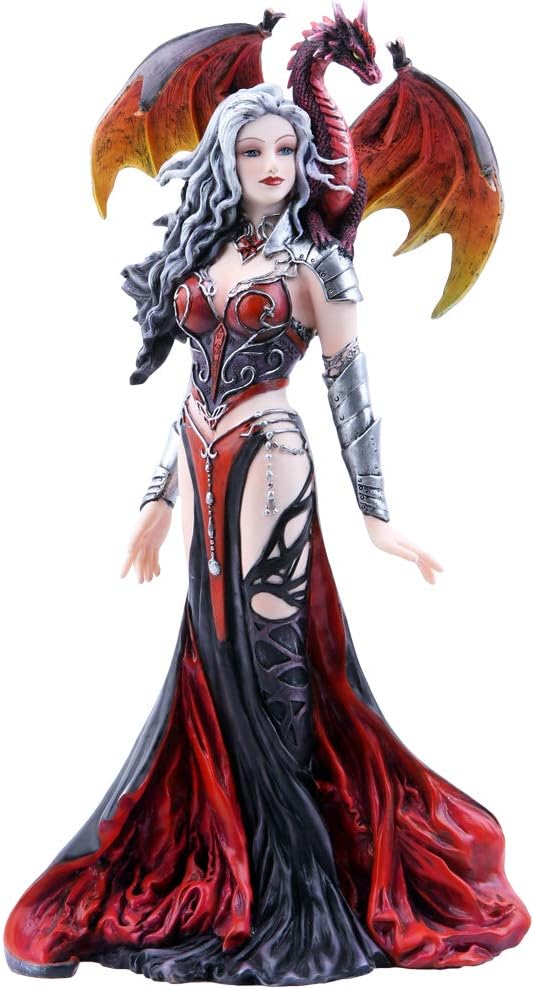 Pacific Giftware Severeielle Dragon Witch Warrior Princess Collectible Figurine 12 inch Tall Official Nene Thomas Collection Fantasy Collectible Figurine