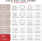 GENIE SPACE Premium Vacuum Storage Bags for Clothes, Bedding and Travel, Small Size 24x16 Inches, Airtight, Odor-Proof and Reusable Space Saver Bags with Double Zipper Seal, 6-Pack with Hand Pump