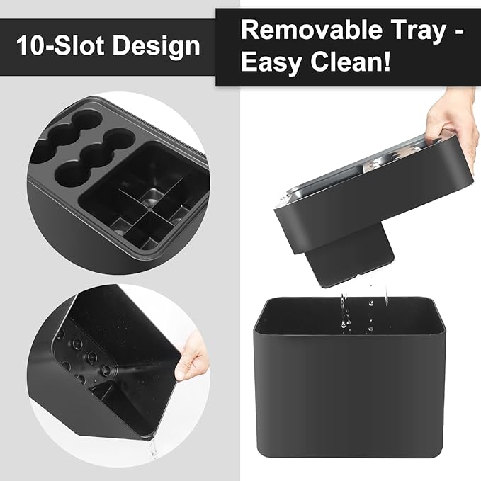 Umbrella Stand Rack Umbrella Holder with Drip Tray for Entryway Corner Home Office Decor Space Saving Organizer Stored 10 Umbrellas