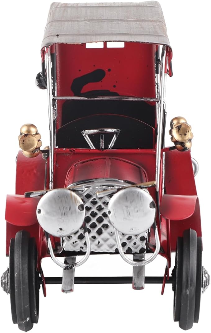 Yosoo Vintage Classic car Model, Stylish Desktop Decor with Exquisite Workmanship, for Home Office Cafe Wedding Party Decoration