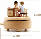 ROSIKING Classical Music Box Revolve Musical Boxes Christmas Birthday Valentine's Day Gifts for Lover, Boyfriend, Girlfriend, Husband, Wife Plays Can't Help Falling in Love