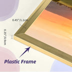 5x7 Gold Picture Frames Set of 12 for Displaying 5 x 7 Photos, Multi 5x7 Frames Collage for Wall or Tabletop, Horizontal or Vertical Display