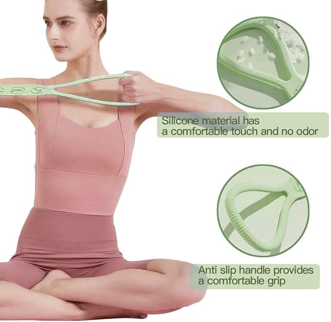 2025 Upgraded Figure 8 Resistance Band for Physical Therapy, Shoulder Back Arm Exercise Bands, 3 Resistance Levels for 15 25 35lb for Kids Adult Elderly