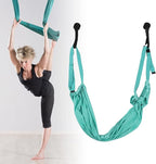 Aerial Yoga Swing Set, Aerial Yoga Door Hanging Trapeze Sling Kit, Waist Back Leg Stretch Strap, Leg Stretching Assist Trainer
