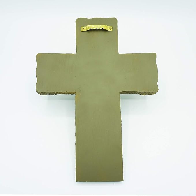 Faith, Hope, and Love Marriage Wall Cross, Wedding, Engagement, and Vow Renewal Couples Gift, Wall Crosses with Bible Verse, 7.25-inch by 10.5-inch, by Abbey & CA Gift