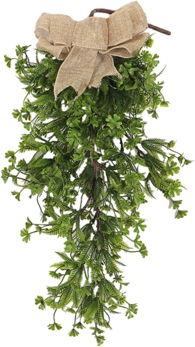 Artificial Teardrop Swag Hanging Garland Length 50cm for Farmhouse Decor
