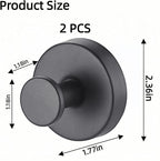 Suction Cup Wreath Hanger, 15 Lbs Heavy Duty Hooks for Christmas Holiday Decor, 2-Pack Black Wreath Holder with Strong Adhesion, No Drill Installation for Windows Glass Surfaces