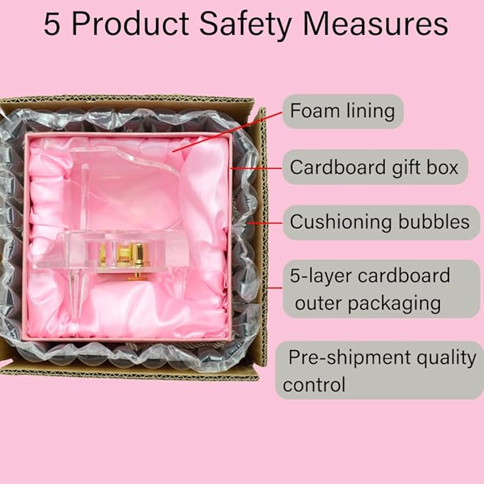 Sooharic Piano Music Box Crystal Song Canon, Clockwork Mechanical Piano Ornament Classical Sweet Gift